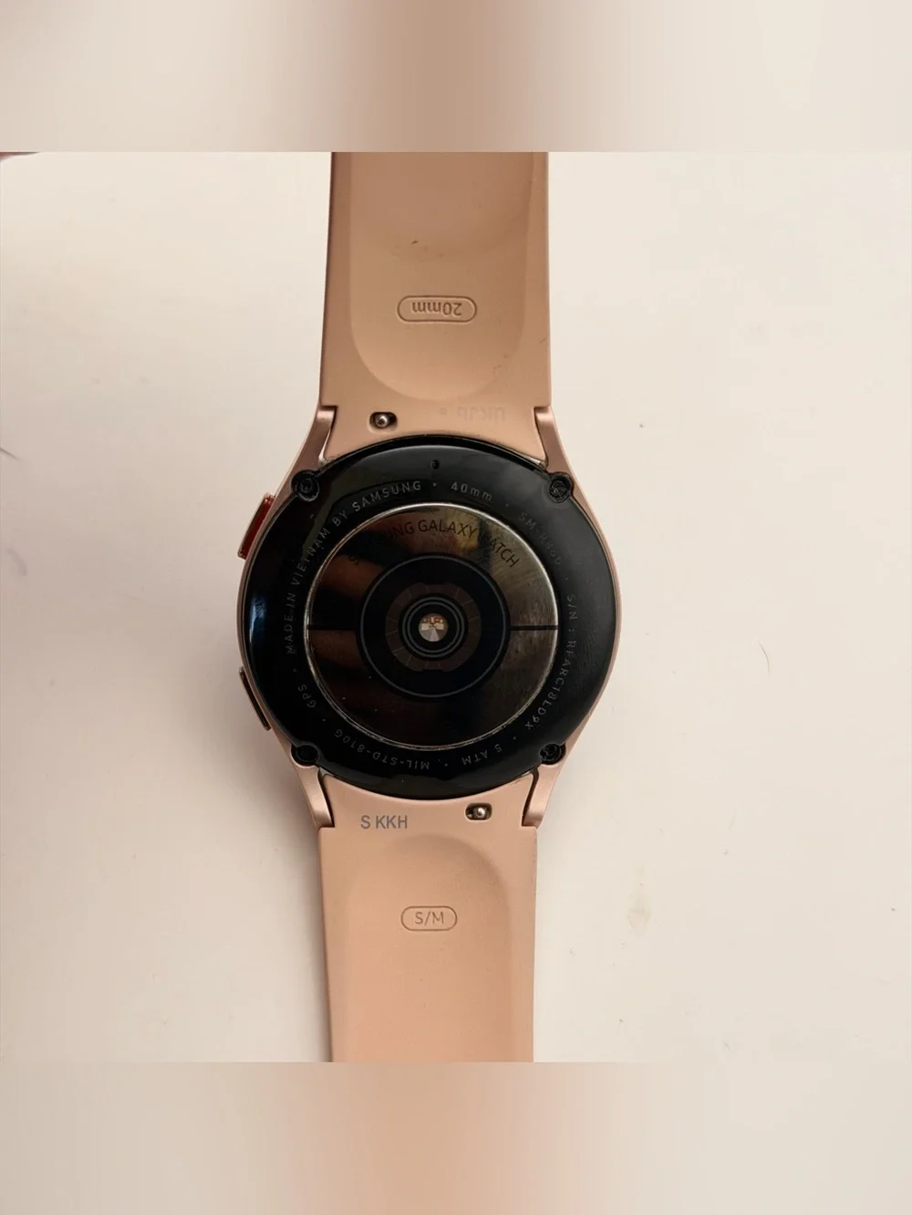Samsung Galaxy Watch 4, 40mm, Charger included, rose gold & pink, Tested